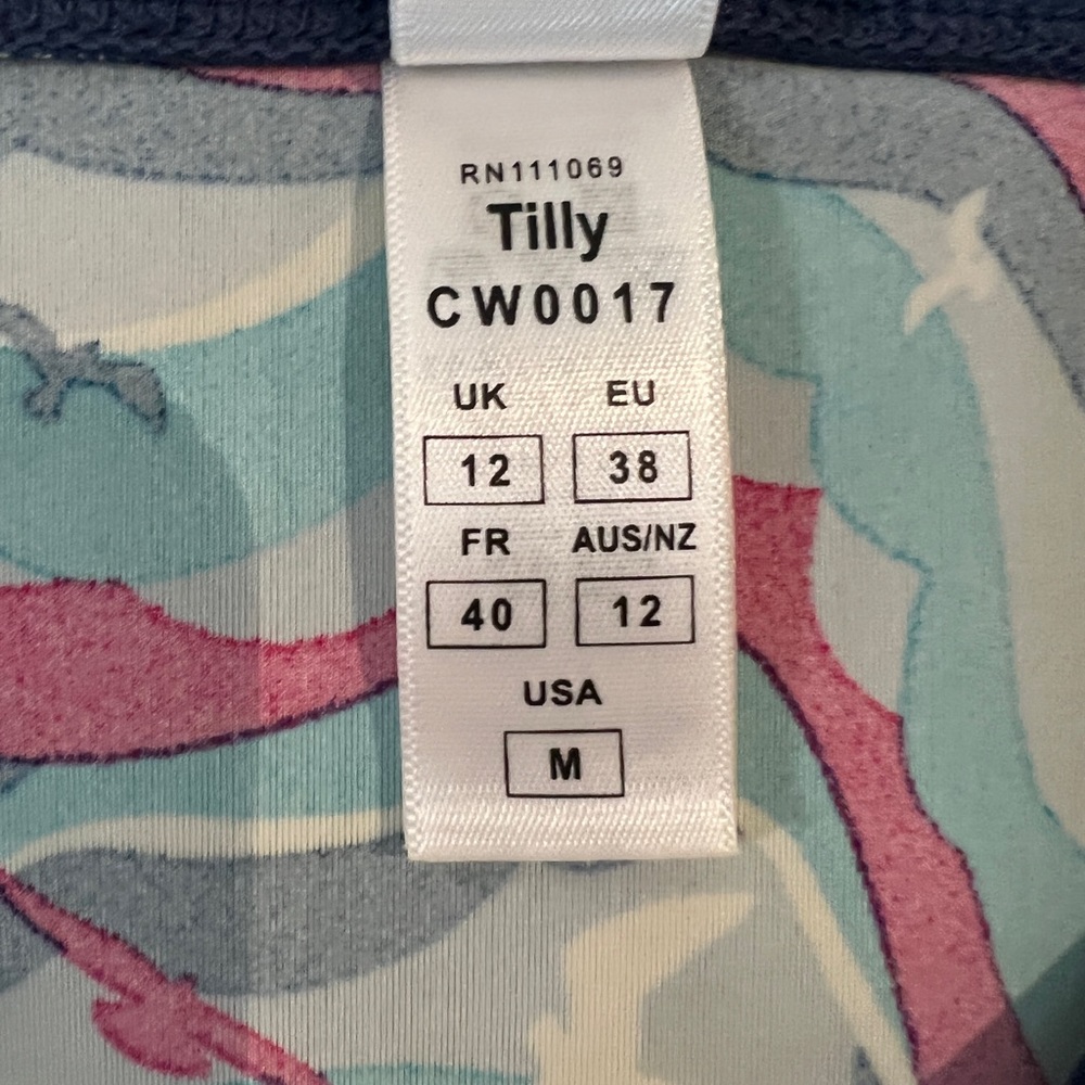 Cleo Panache underwire bikini top and bottoms. Tilly print, pretty. Worn once. - Picture 8 of 8